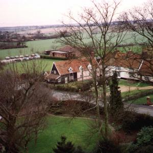 NE from Church Tower, winter 97/98