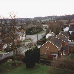 SE from Church Tower, winter 97/98
